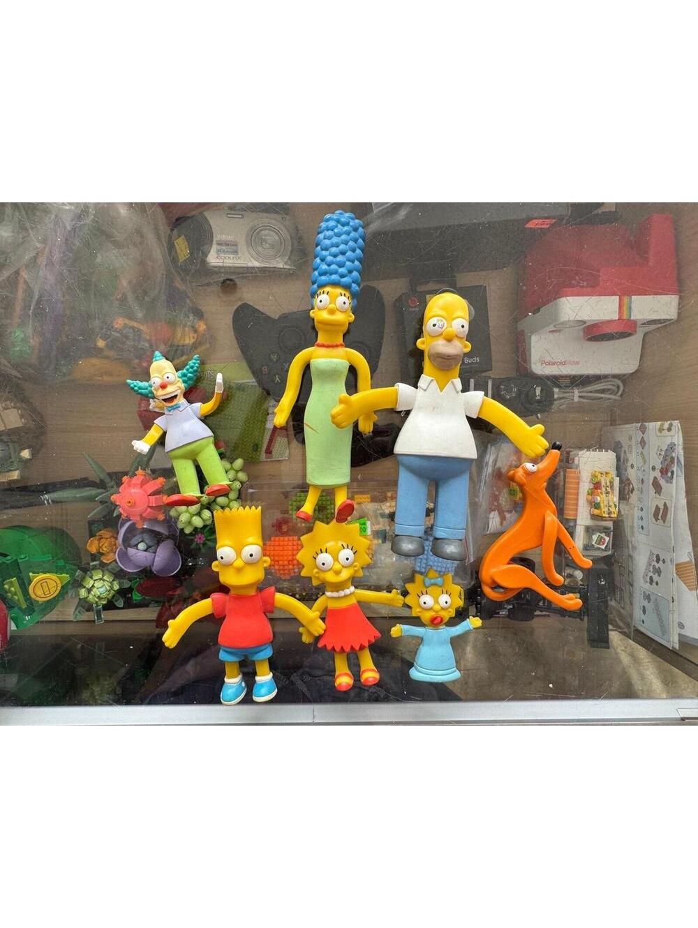 The simpsons bendable figures
